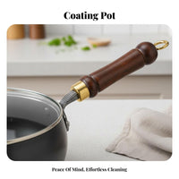 Handmade Iron Wok Space-Saving Size Small Iron Wok Small Stir-Fry Pan Fast Heating Single Serving Cooking Pot Multi-Functional