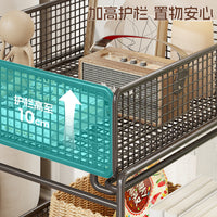 Bookshelf Organizer Under Desk Storage Rack with Drawer, Narrow Gap Book Shelf for Textbooks