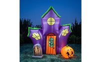 Inflatable Haunted House Halloween Haunted House Inflatable Yard Decoration Spooky Outdoor for Lawn