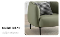 Lowsupport Tub Chair Comfortable rearrest Single Sofa Space-Saving dense Foam padding for Apartment Dwellers, Adults, Hotel
