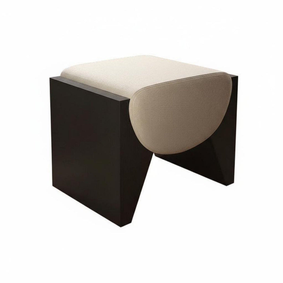 End-of-Bed Bench New Chinese Artistic Design Woven Top Emphasis Stool Sturdy Wood Frame Multi-Functional for Bedroom, Entryway