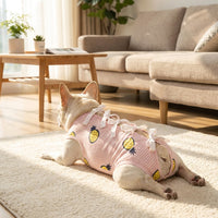 Kitten Recovery Suit with Tie-on Closure, Sleeveless Post Surgery Cat Clothing, Unisex Spay Neuter Suit for Cats, Anti Lick After Surgery Wear
