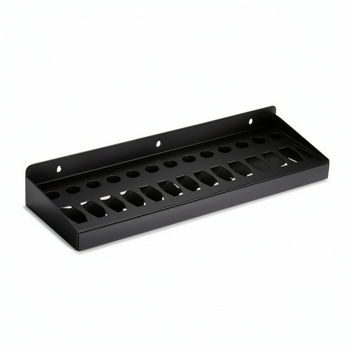 Wall-Mounted Tool Storage Rack Compact Screwdriver Organizer Organized for Shed