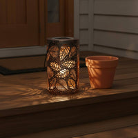 Hollow-out Foliage Lantern Waterproof Outdoor Lighting for Lawn, Patio