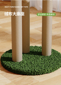 猫抓柱剑麻猫抓板猫爬架绿植猫窝树床一体不占地装饰宠物猫咪玩具