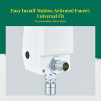 Infrared touchless medical faucet