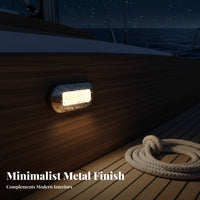 Illuminating Stair Light IP67 Waterproof 12V Illuminating Courtesy Light Vehicle Lighting Stainless Steel Flush Mount