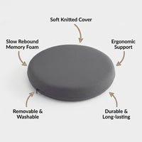 Memory Foam Floor Cushion, Round Tatami Meditation Cushion, Large Floor Pillow for Meditation, Floor - Image 5