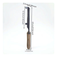 Fret Slot Cleaning Saw Professional Fret Slot Deepening Saw Handheld Ergonomic for Luthiers, Workshop