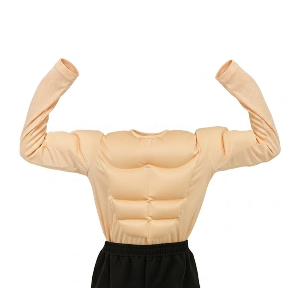 Muscle Costume Top Shaped Padded Muscle Shirt 3D for Kids