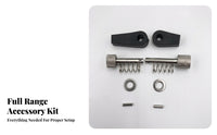 Black Plastic Outboard Motor Control Connector Kit Knurled Motor Control Linkage Hardware Adjustment Pieces Connector Block Kit Compression Springs