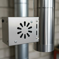 Firewood Fireplace Ventilation Inducer Anti-Smoke Reversal Fireplace Tube Induced Ventilation Fan Pure Copper Motor Flue Blower