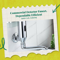 Touchless Automatic Detector Faucet, Wall-Mounted Infrared movement detector, Water-Saving Bathroom Sink Tap