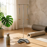 Standing Pilates Frame Polished Metal Floor Standing Stretch Frame
