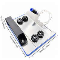 Adjustable Angle Grinder Chamfering Bracket Accurate 45 Degree Tile Chamfering Tool Easy to Adjust Angle Grinder Stand with Handle Clamp-on for Woodworkers