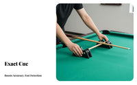 2 Pieces Effortless Rotation Pool Cue Straightness Checker High Stability Billiard Cue Straightness Checker Imported Bearings