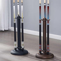 6 Hole Cue Rack Easy Assembly Game Room Game Room Equipment Saving Sports Storage