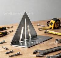 新品  斜方块米尺三角铁尺Miter Square三角铁尺测量工具五金量具
