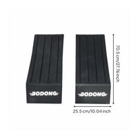Noise Reduction Barbell Lift Pad Protects Floors Barbell Shock Pad Space Saving Deadlift Ramp Multi-Purpose for Weightlifters, Powerlifters