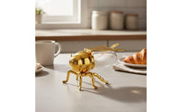 Bee Sugar Jar Lid and Spoon Bee Sugar Bowl Easy to Clean for Dining Table