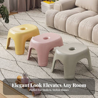 Portable Short Stool Sturdy and long-finaling Household Furniture adaptable