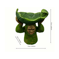 Gorilla-Shaped Bird Feeder Resin Gorilla Bird Feeder Weather Resistant