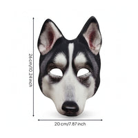 Realistic Dog Face Covering Vivid Face Cover for Adults, Halloween, Carnival