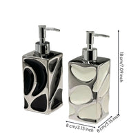 Ceramic Dispenser Bottle Lotion Bottle with Pump Minimalist for Vanity
