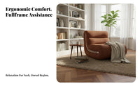 Upholstered Sofa Recliner Rocking Motion Lounge Chair Retro Aesthetic Soft Upholstery for Perusing Nook, Bedroom, Home Office