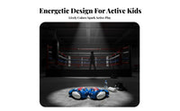 Long-Lasting Kids' Boxing Gloves Secure Wrist Support Kids Boxing Gloves Shock Absorbing Graffiti Sparring Mitts High-Density Foam for Beginners, Toddlers, Training, Muay Thai