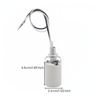 E14 to E27 ceramic heat adapter