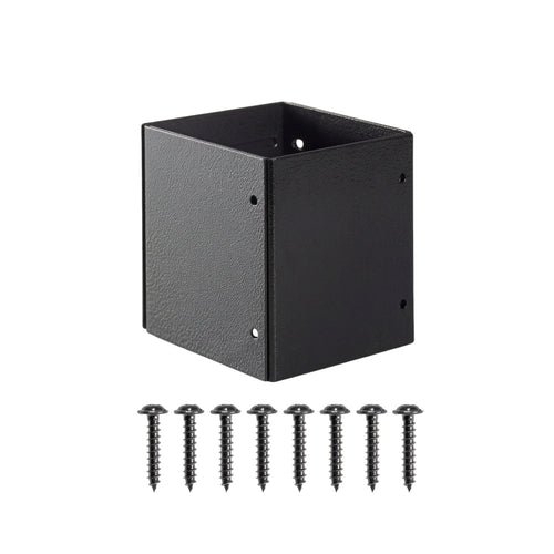 4 Pieces Adjustable Post Wrap with Screws Telescoping for Contractors