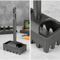 Accurate Square Hole Cutter Serrated Electrical Box Cutout Tool Clean-Cut Electrical Box Cutter Efficient for Electricians, Renovation Contractors, Masonry Cutting