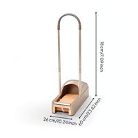 Automatic Shoe Cover Dispenser with Handle Stable for Entryway, Visitors