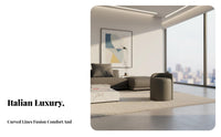 Round Vanity Stool Light Luxury aesthetic Round Tripod Pouf Stable Three-Legged Base