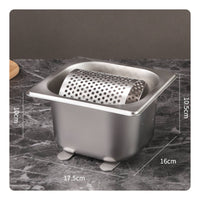 Brushed Butter Spreader with Roller Removable Stainless Steel Butter Roller Perforated Messmessless for Grill Masters, Grilling