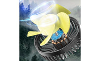 Adjustable Two-headedHead Car Fan Compact Car Seat Fan Energy-Saving Long-Lasting for Passengers