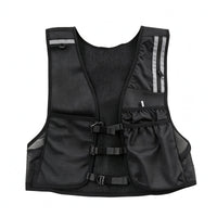Sleeveless Mesh Vest Pack Lightweight Running Vest Backpack Adjustable Straps Body-Hugging Running Harness for Hiking, Bicycling