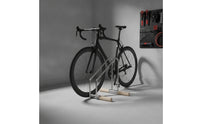 Indoor Upright Parking Stand Space-Saving Bike Stand with Wooden Rods Long-Lasting Freestanding Bike Rack Rust-Resistant for Commuters, Living Room