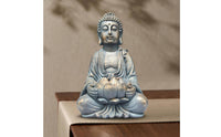 Buddha Lotus Statue Resin Seated Buddha Statue Three-Dimensional for Garden