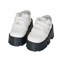 1/4 BJD Shoes Black and White BJD Shoes Easy to Match Lace-up Doll Boots