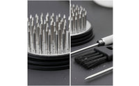 4 Pieces Flower Frog Kit with Cleaning Brush Stainless Steel Flower Frog with Alignment Tool -Pinned Floral Pin Holder for Hobbyists