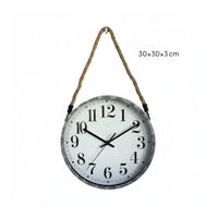 Industrial Rope Timepiece Vintage Design Timepiece Easy to Read