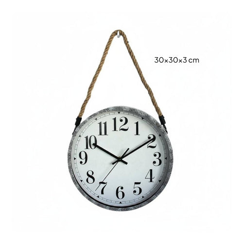 Industrial Rope Timepiece Vintage Design Timepiece Easy to Read
