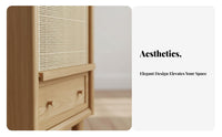 Single-Drawer Nightstand Easy Assembly Angled Leg Storage Cabinet Rounded Edges