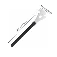Professional Grade 15 Mm Pedal Wrench Shop Use Long Handle Pedal Wrench Long-Lasting Metal for Workshop