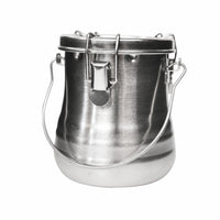 Stainless Steel Brush-Washing Container Solvent-Resistant Brush Washer with Lid Rust-Proof Long-Lasting for Artists, Painters, Hobbyists