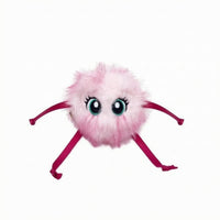 Automatic Cat Ball Toy Dangling Legs Fuzzy Cat Toy Ball Cartoon Eyes