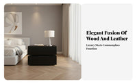 Nightstand with Drawers Minimalist Design Single-Drawer End Table Modern and design