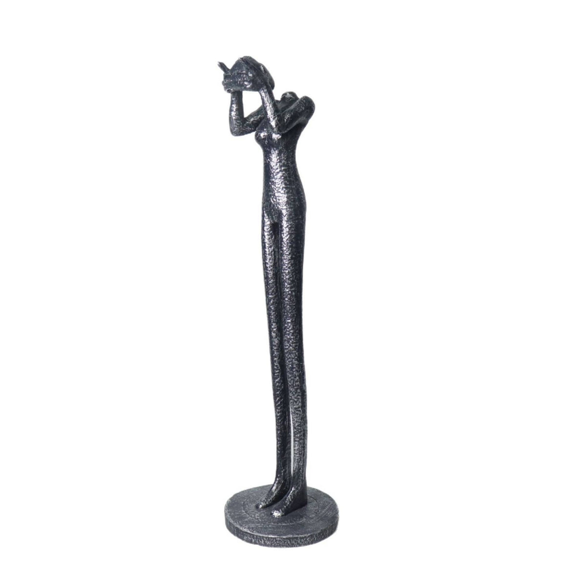 Human Figure Sculpture Modern Ornament Long-Lasting for Bookshelf